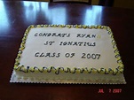 Ignatius Grad Cake - CakeCentral.com