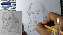 ¿Como dibujar A William Shakespeare ? | How to draw William Shakespeare ...