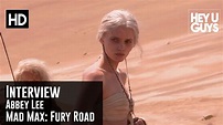 Abbey Lee Interview - Mad Max: Fury Road - YouTube
