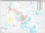 Alachua County, FL Wall Map Premium Style by MarketMAPS - MapSales