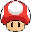 Download Mario Mushroom - Pixel Art Anime Face PNG Image with No ...