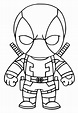 Deadpool Fortnite para colorear, imprimir e dibujar –ColoringOnly.Com