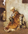 Jean leon gerome The pelt merchant,Cairo oil on canvas 1880 | Art ...