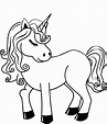 Dibujos de unicornios para imprimir y colorear gratis | Padres Frikis