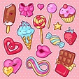 Imagen relacionada | Kawaii sweets, Sweet drawings, Candy drawing
