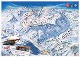 Pitztal Glacier, Rifflsee Ski Resort. Free Downloadable Piste Map