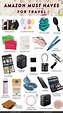20 Amazon Travel Essentials You Must Have (UPDATED 2023) — ckanani ...