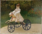 Jean Monet (1867–1913) on His Hobby Horse by Claude Monet | USEUM