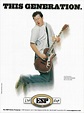 Pin on ESP guitars advertisements ad prints