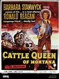 1954, el título de la película: ganado reina de montana, Director ...