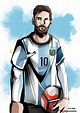 Lionel Messi quiere la copa por SandraD10S | Dibujando