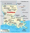 Mapas de Luisiana - Atlas del Mundo