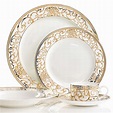 Tangshan Factory High Quality Luxurious Fine Bone Chine Porcelain 5pcs ...