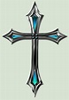 Beveled Silver Cross Design » Gallery of Crosses | Cool Crosses ...