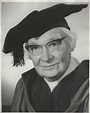 Portrait of Professor Dorothy Hill, dressed in doctoral gown - UQ eSpace