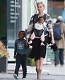 Charlize Theron enjoys some quality time with her children at music ...