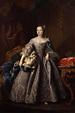 1751 Princess Anna von Hannover by Johann Valentin Tischbein (Fries Museum - Leeuwarden ...