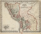 Mapas del Perú en el siglo XIX.- El Perú en 1810, 1812, 1823, 1828 ...