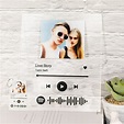 Placa de música con código de Spotify escaneable y personalizada con un ...