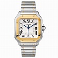 Cartier Santos De Cartier Watch Large Model, Automatic Movement, Yellow ...