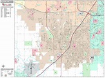 Olathe Kansas Wall Map (Premium Style) by MarketMAPS - MapSales