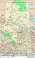 Alberta, Canada Political Wall Map | Maps.com.com