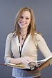 Secretary stock image. Image of female, woman, office, pretty - 521783