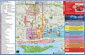 Map of Toronto tourist: attractions and monuments of Toronto