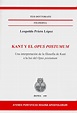 (PDF) Kant y el Opus postumum: una interpretación de la filosofía de ...