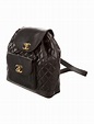 Chanel Quilted Leather Backpack - Brown Backpacks, Handbags - CHA144911 ...