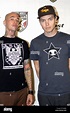 Shane Gallagher and Mark Hoppus from +44 Boost Mobile RockCorps concert ...