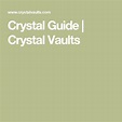 Crystal Encyclopedia: The Ultimate Crystal Guide - Crystal Vaults ...