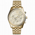 Michael Kors Men’s Lexington Gold-Tone Chronograph Watch, MK8281 – eX ...
