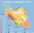 Map of the main Languages of Iran (I added a version with numbers in ...