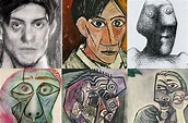 A evolução dos autorretratos de Picasso dos 15 aos 90 anos - MDig