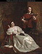 Mary Queen of Scots with Rizzio (Self Portrait) - Robert Dowling ...