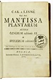 Mantissa Plantarum altera generum editionis VI. & specierum editionis ...