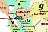 California 2022 Congressional Districts Wall Map by MapShop - The Map Shop