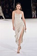 Gigi Hadid Cream Jacquemus Backless Dress Ramp Walk Paris 2020 on SASSY ...