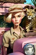 Premium AI Image | Barbie safari style