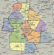 28 Map Of Charlotte And Surrounding Areas - Maps Database Source
