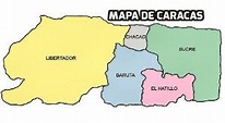 Mapa de Caracas con calles y avenidas, | Guía completa para viajar ...