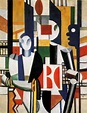 The men in the city by Fernand Leger | | Most-Famous-Paintings.com
