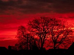 Roter Himmel Foto & Bild | fotos, rot, sonnenaufgang Bilder auf ...
