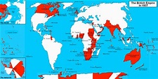 British Empire Map | Cartes