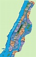 Map Of Manhattan Neighborhoods Quarters New York City Map Nyc Map Images
