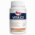 Vitamina C3 1000mg (120 caps) Vitafor - Meu Mundo Fit