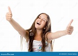 Positive girl stock photo. Image of emotion, model, positive - 14932232