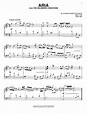 Aria sheet music by Johann Sebastian Bach (Piano – 155090)