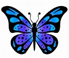 Butterfly clip art - Clipartix